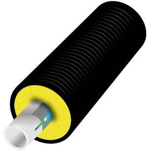 Трубы ТВЭЛ-ПЭКС с греющим кабелем (холодное водоснабжение)